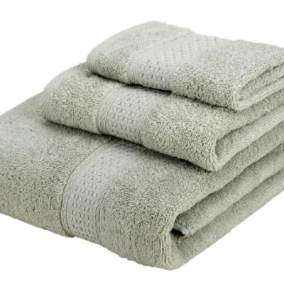 China Factory Wholesale Cheap Price Senqi 100% Cotton Face Bath Towel Set QUICK DRY Good Quality for sale