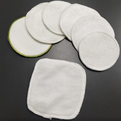 China QUICK DRY Bamboo Round Makeup Remover Clean Sponge Towel for sale