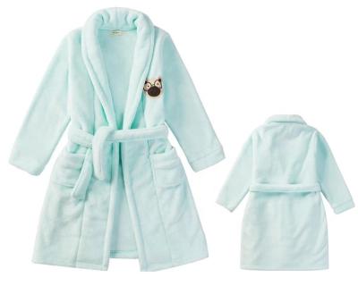 China SENQI FACTORY PRICE LOGO Custom Breathable 100% Cotton Butterfly Girl Bathrobe for sale