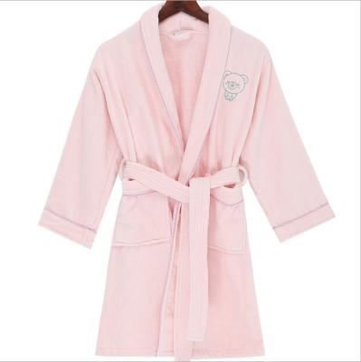 China SENQI Factory Disposable Hot Sale 100% Coral Velvet Baby Animal Modeling Bathrobe for sale