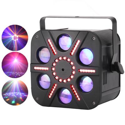 China DJ Club Party Multiple Beams 5x8w RGBWA Strobe+Sunflower Combination Series Effect Lights For Party Disco Wedding Te koop