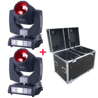 중국 Professional Nightclub 2PCS Beam Moving Head Moving Head DJ 230w 7r Sharpy Beam 7r Moving Head Stage Lights Set+Flight Case 판매용