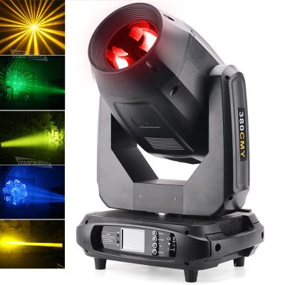 중국 5 Gobos+open effect Marslite 380w CMY Beam+Wash+Spot 3in1 moving head light 판매용