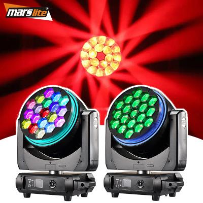 China Big Bee Marslite 19PCS 40W Nightclub DJ Head Eye Moving Head Stage Light Club LED Moving Buzz Light Wash en venta