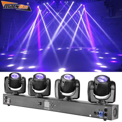 China Club USA Warehouse 4*32w RGBW 4 Heads Led Disco Moving Head Bar Led Beam DJ Stage Lights for sale