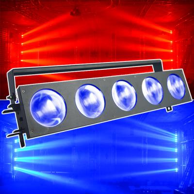 China Wholesale Disco Stage Lighting Matrix Software 5x10w RGB 5 Eyes Driver-Beam Blinder Matrix Light for sale