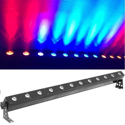 China Each Led Can Be Conbtrolled Individually Hot Selling Professional Stage Light 12 x 3W RGB 3in1 LED Wall Wash Light Led Wash Bar Light à venda