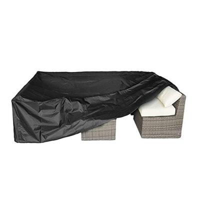 China Custom Outdoor Furniture Waterproof Sofa Cover Quality Black Lawn Patio Garden Protector Waterproof \ Water Proof \ Weather Resistant Size And Logo Eco-Friendly \ UV 600D for sale