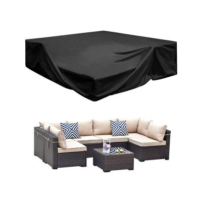 China Dustproof Waterproof Heavy Duty Patio Furniture Set Sectional Covers Large Waterproof Outdoor Furniture Set Covers Loveseat Set Covers for sale