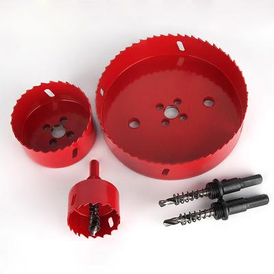 China Drywall Hole Cutting Economic Bi Metal Hole Saw For Thin Drywall Wood Metals for sale