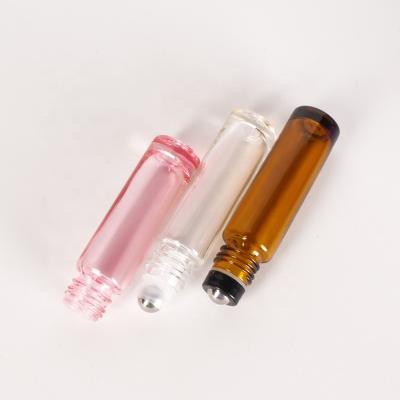 China Cosmetic Ru Star Wholesale Round High Grade Luxury Face Serum Glass Bottles With Roll Balls Opener for sale