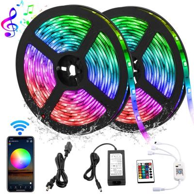 China Hot Sales Modern Custom Length 24W RGB Custom Variable LIGHT Strip Light Outdoor Waterproof For Christmas And Halloween Decorations for sale