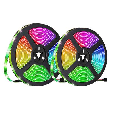 China Modern Factory Wholesale Outdoor Multicolor Holiday Decoration LED Remote Control Light 24W Strip for sale