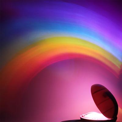 China Factory Direct Sales Rainbow RGB Light Shell Rainbow USB Color Changing Small Led Night Light FOR Birthday Gifts for sale