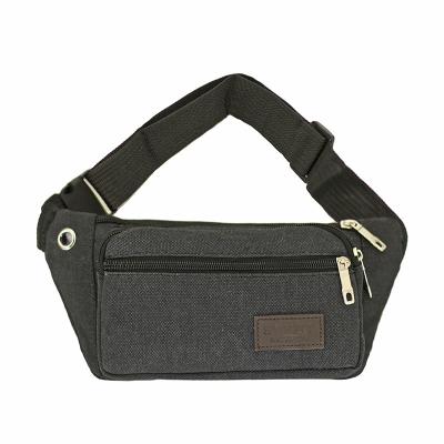 China Anti-theft Chest Bag Men's Functional Fanny Pack Phone Pouch Phone Pouch Sports Casual Belt Bag Cross - Body Belt Canvas Hip Bag for sale