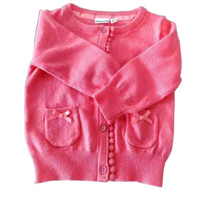 China 2023 Hot Sale 12gg Baby Warm Luxury Hollow Sweaters Solid Anti-Shrink Newborn Toddler Knitted Clothing Cardigan Kids Knitwear Clothes for sale