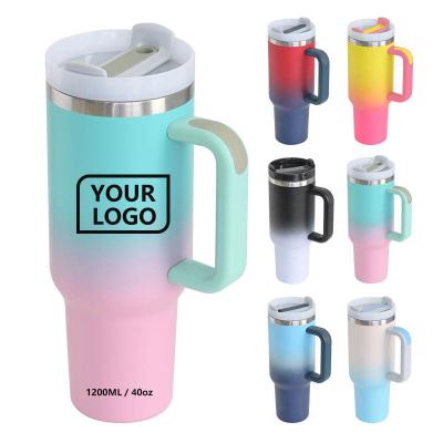 China Sustainable New special design quality portability travel 40oz sublimation mug for sale