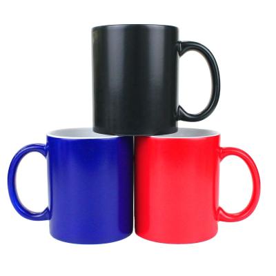 China Sustainable New special design high quality preheating out of the picture Customized Color Changing Magic Mug for sale