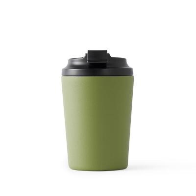 China Sustainable Modern use of portable 12oz Reusable Double Layer Stainless Steel Coffee Mug for sale