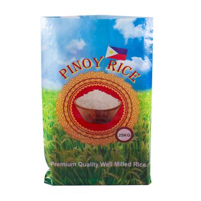 China Recyclable PP Woven 10kg 20kg 25kg 30kg 50kg Weave Packaging Polypropylene Bags PP Woven Rice Packing Bags for sale