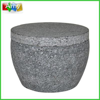 China Sustainable Natural SM13 Granite Stone Pot for sale