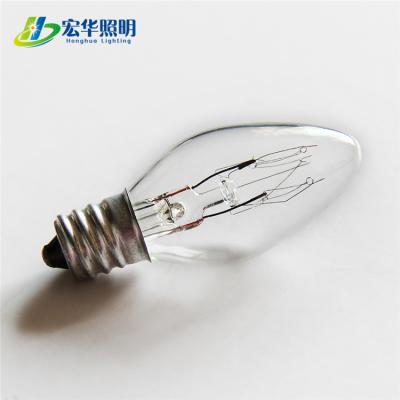 China Edison Vintage Candle Light 7w Incandescent Light Bulb C7 Good Reputation Aluminum / Brass Lamp Chandeliers Widely Used for sale