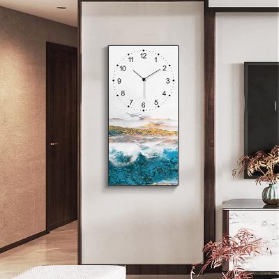 China Modern Minimalist Ticking Crystal Porcelain Clock Battery Operated Art Wall Clock Silent Non Antique Style Wall Clock for sale