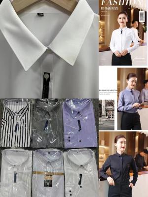 China Lady Polo Dress Shirts Fashion Summer Regular Shirts Formal Dress Kcs32 for sale