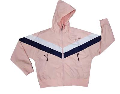 China Custom Waterproof Workout Jacket Windproof Girl Wind Breaker Hoodie F420 Jk4 for sale