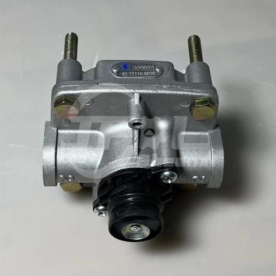 China Brake Relay Valve 81.52116.6070 Truck Spare Parts For Shacman Delong for sale