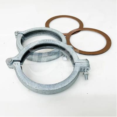 China DZ97259540106 DZ9112540001 Truck Exhaust Pipe Clamp For SHACMAN F3000 X3000 for sale