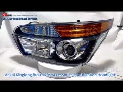 Auto Light Bus Headlight 236100230 for Ankai 6129Y King Long Bus Truck