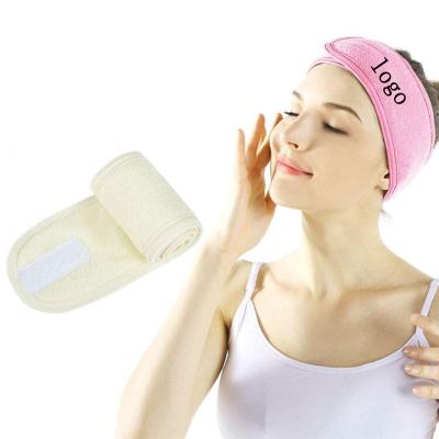 China Wholesale popular yoga stretch logo spa headband hair band wide facial sports for sale