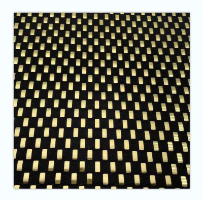 China New popular shiny stock fusible no MOQ fdy polyester knit gold sequin stretch fabric for evening dresses for sale