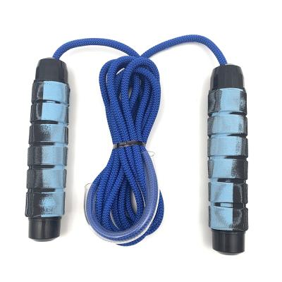 China Polyester+ Nonwoven Fabric + Professional Rubber Over Weighted Jump Rope, Adjustable Length for Cardio, Resistance Training, Fitness Workouts, High Graduate Competition for sale