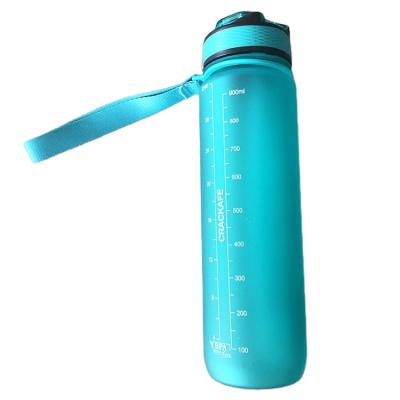 China Minimalist Durable In Use Fitness Drink Bottle Sports Water Bottles With Straw for sale