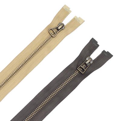 China Other High Quality HVV 5# Open End Clothes Metal Anti Brass Zipper for sale