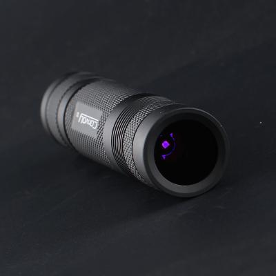 China Flashlight 365nm, 365nm UV LED, 7135*3 unit convoy S2 industrial UV mode, zwb2 filter installed, UVA 18650 ultraviolet flashlight, torch for sale