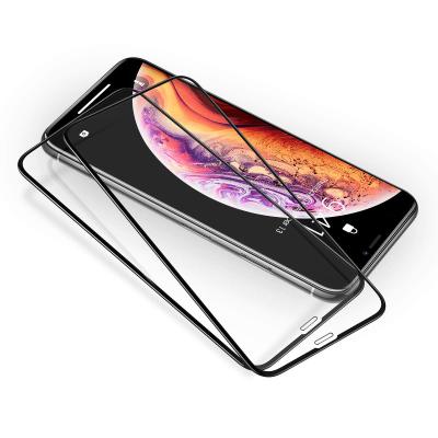 China 3D Full Coverage/Anti-shock/HD DIVI 3D Tempered Glass Screen Protector 9H Clear Space 0.33mm Screen Protector For Iphone X XS XR for sale