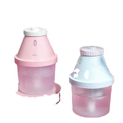 China Mini Humidifier Portable 500ml Comfortable Wireless Cool Mist Nebulizer Ultrasonic USB Air Humidifiers Diffuser for sale