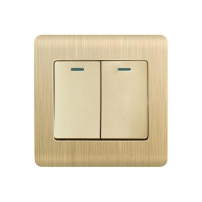 China 220v-250v Wall Switch Hot Selling New Luxury Residential/Multi-Purpose Igniting Electrical Outlet for sale