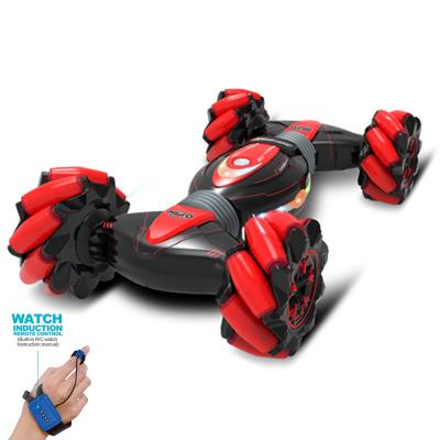 China RC Hobby 2.4G Drift Twisting RC Stunt Car Watch Sensor 360 Crazy Stunt Twist Dancing Toys Rc Toy Rock Climbing Double Side for sale