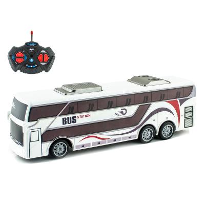 China RC Model Radio Control Bus Car Carro Remoto Control RC Toys 1 32 Scale 4CH RC City Bus One Control remoto for sale