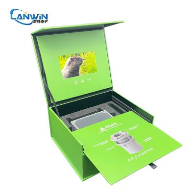 China From Europe Factory Directly Video Packing Box Video Drawer Panel LCD Gift Box for sale