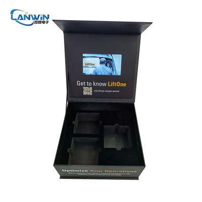 China Europe Luxury LCD Video Gift Box Custom Google 3D Video Box With LCD Screen for sale