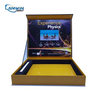 China Promotional Shiny Type Gift Europe Physics Lcd Promotional Screen Digital 7 Inch HD IPS Video Box for sale