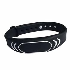 China MIFERE RFID Wristband Waterproof Silicone Flexible Reusable For Access Control for sale