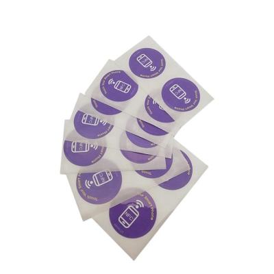 China Drucken von NFC Micro RFID Tags Smart Packaging Label 13,56 MHz mit 3M Aufklebern zu verkaufen