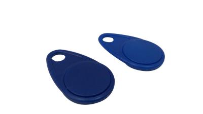 China ISO15693 / ISO14443A NFC RFID Key Fob 13.56MHz With Embedded Microchip for sale