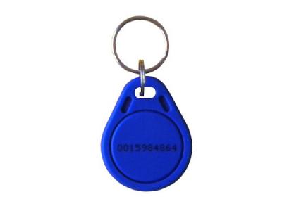 China Custom RFID Key Fob 125khz Programmable NFC Keychain Tag For Access Control for sale